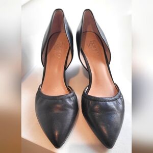 Black Wedge Heels